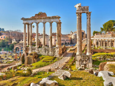 Công trường La Mã ( Roman Forum ), nước Ý