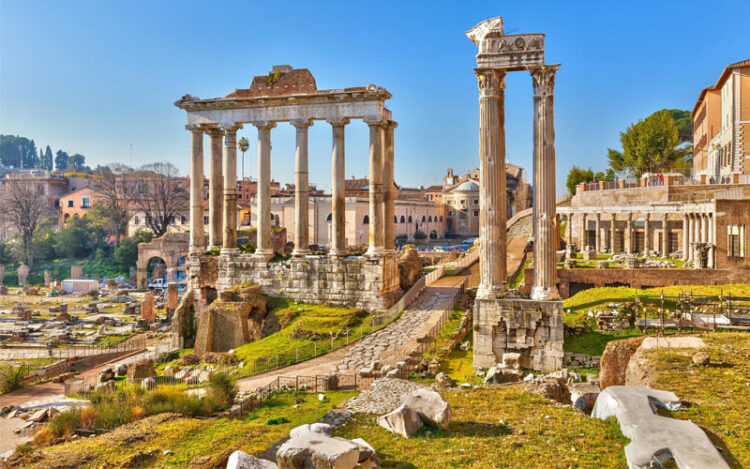 Công trường La Mã ( Roman Forum ), nước Ý