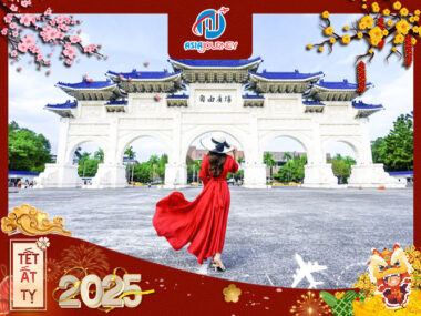 Tour Tết 2025 - Taiwan - Đài Bắc - Đài Trung - Nam Đầu - 5N4Đ