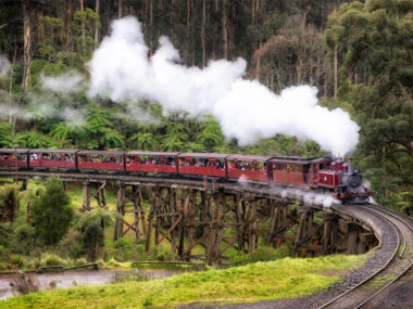 Xe lửa hơi nước: Puffing Billy, Úc