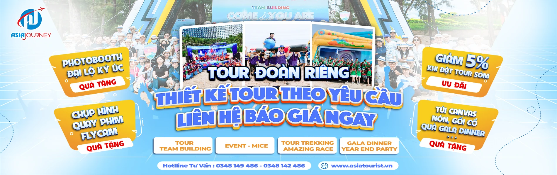 Tour team building, tour đoan theo yêu cầu